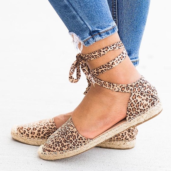 Soda Shoes - Soda Tie-Up Espadrille Flats